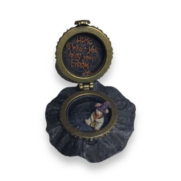 Boyds Treasure Boxes, Hilda's Haunted Hat w/ Witchy McNibble Style#392183**Rare - Picture 3 of 10